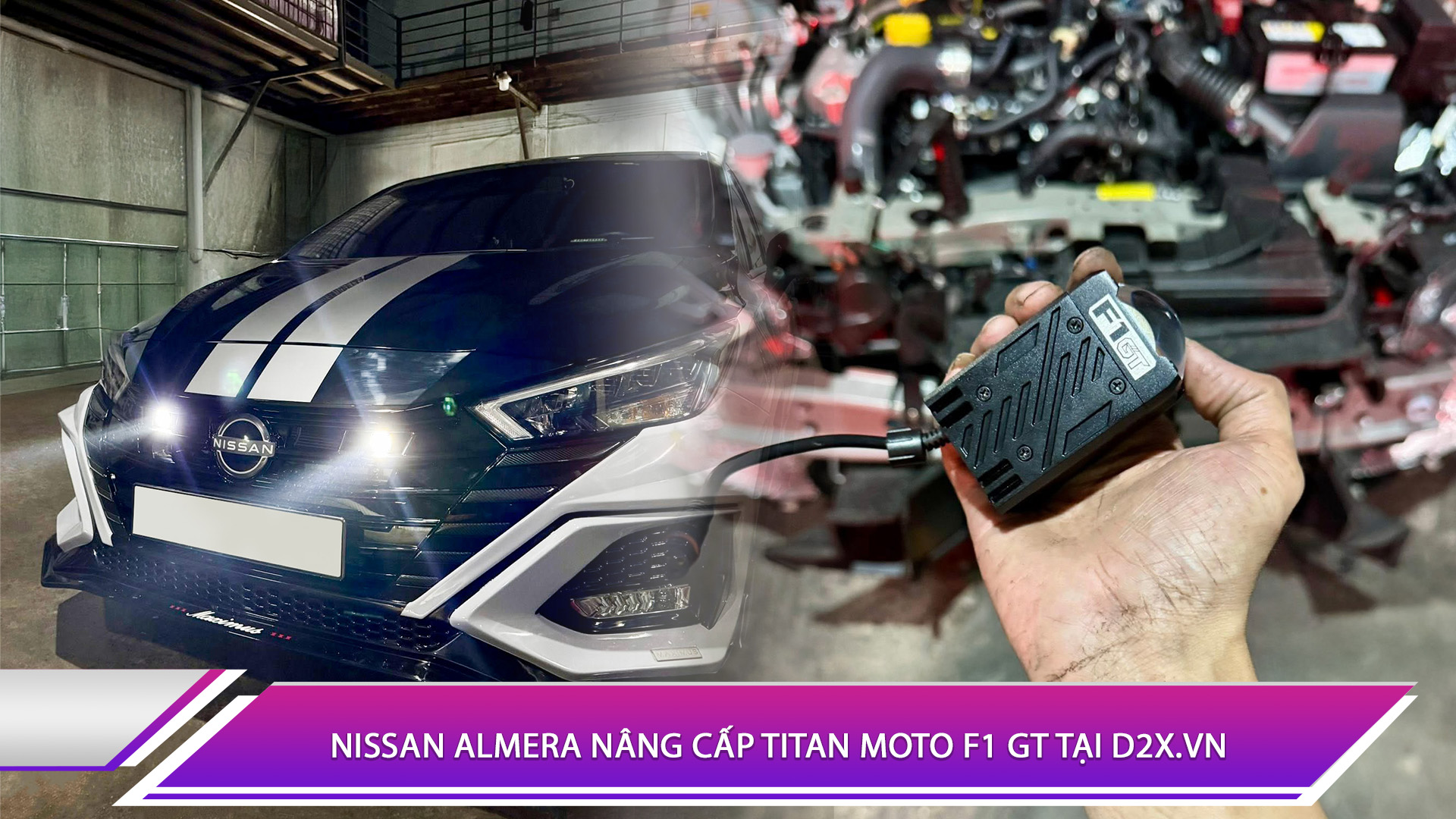 Nissan Almera nâng cấp Titan Moto F1 GT tại D2X.VN